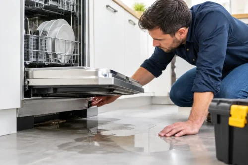 Dishwasher Leak Diagnosis: Find the Source Dishwasher Leak Diagnosis: Find the Source